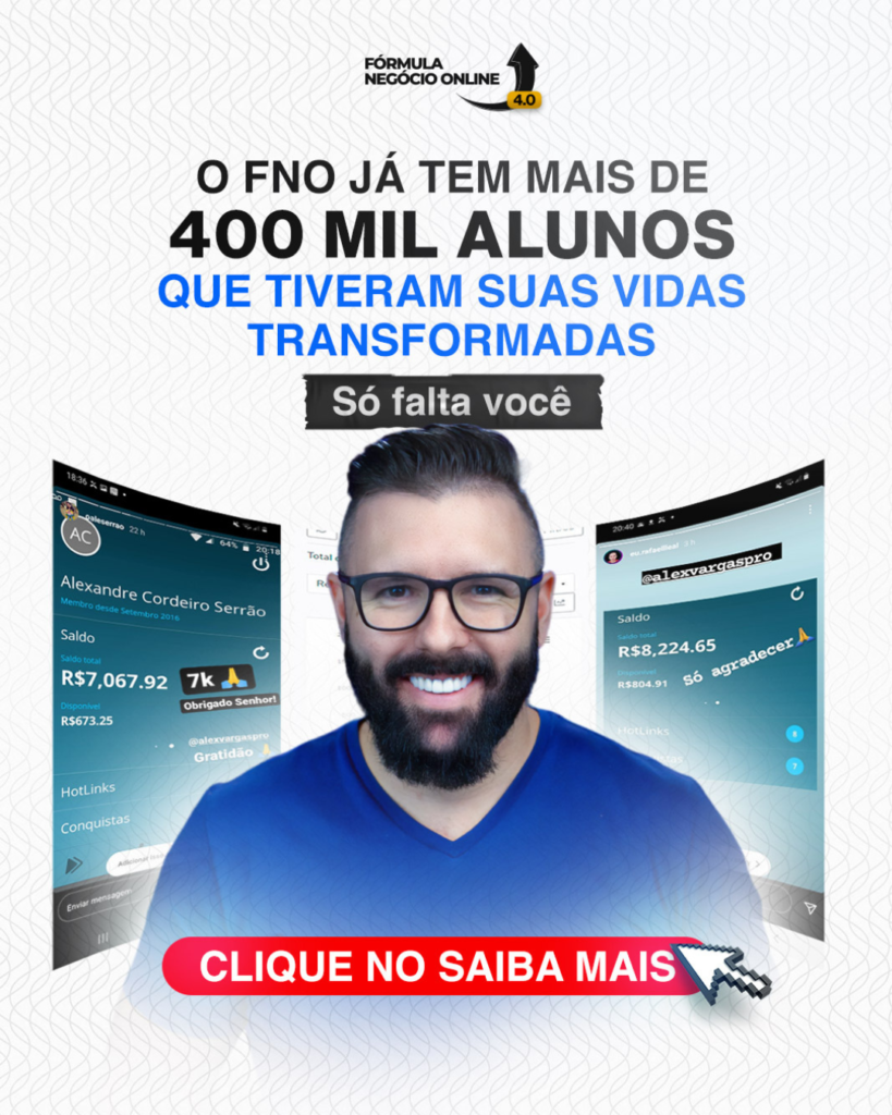 Recomendações - Fórmula Negócio Online